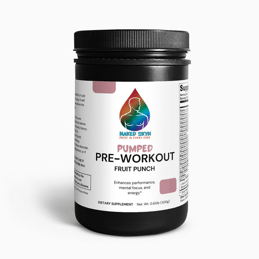 PUMPED Pre-Workout Powder (Fruit Punch)