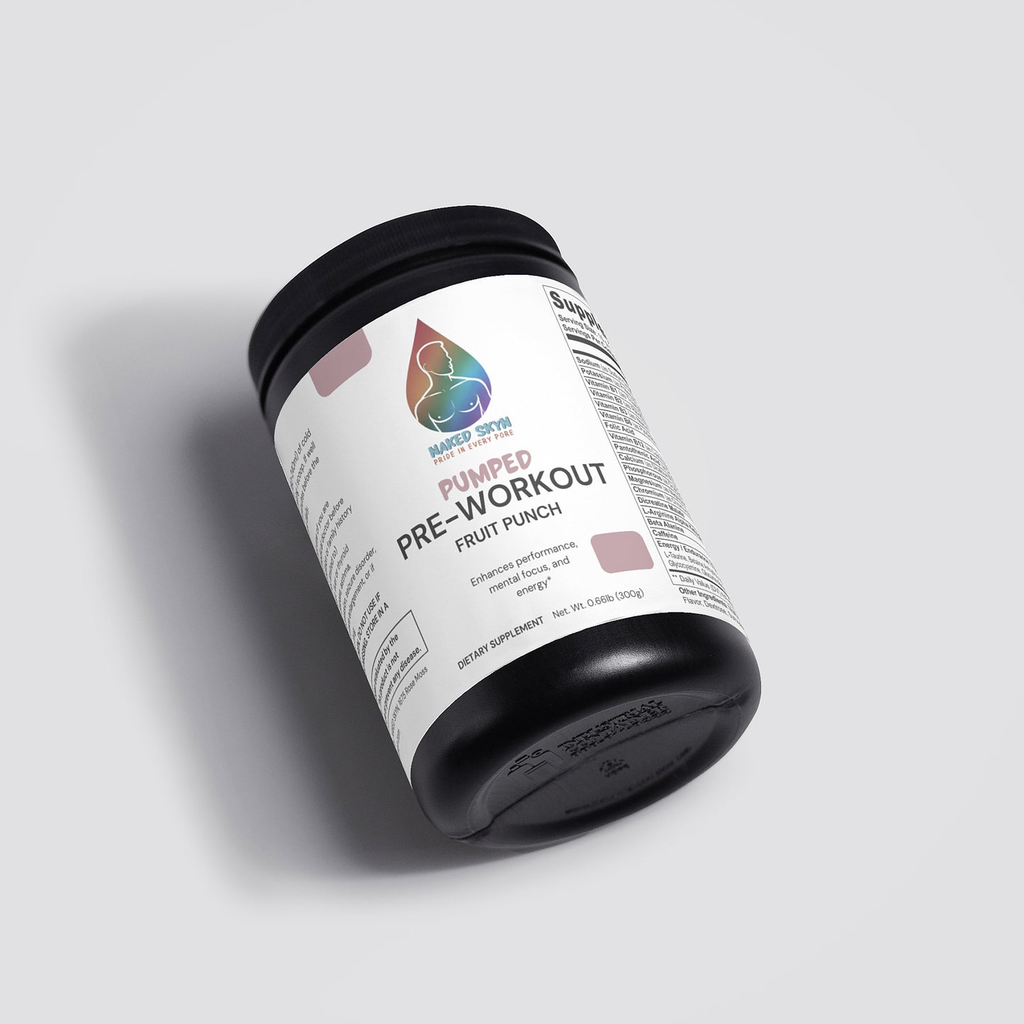 PUMPED Pre-Workout Powder (Fruit Punch)